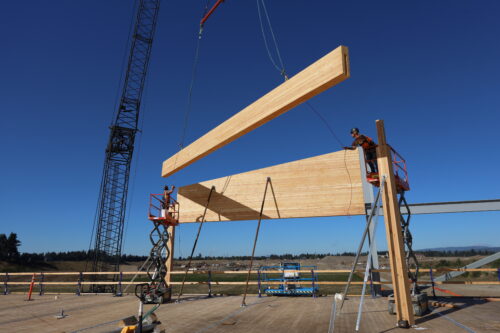 HP Research Facility construction in Vancouver, Washington.