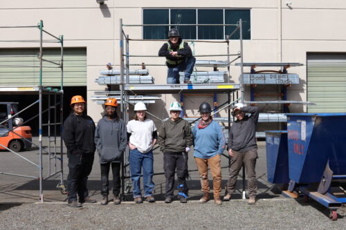 Six women in Washington graduated from the pre-apprenticeship program.